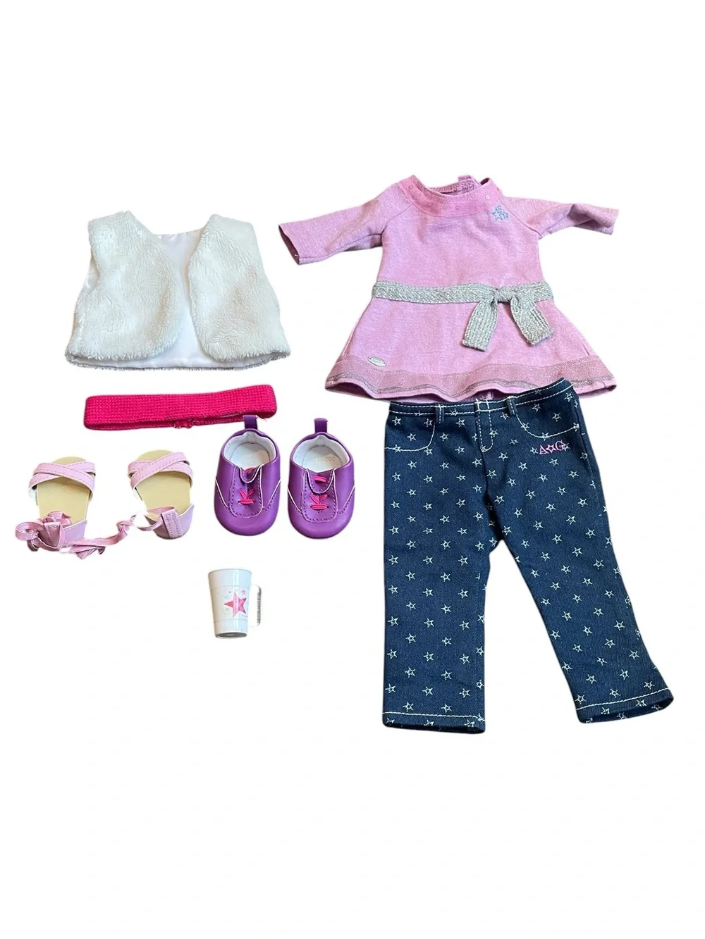 American Girl Clothing and Shoe Lot